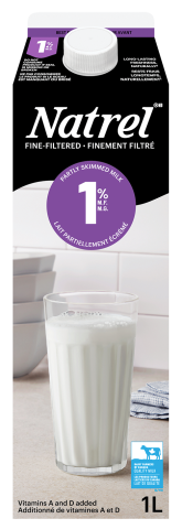 1L NATREL LAIT FINEMENT FILTRÉ 1%