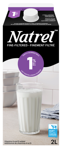 2L NATREL LAIT FINEMENT FILTRÉ 1%