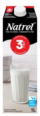 1L NATREL LAIT FINEMENT FILTRÉ 3,25%