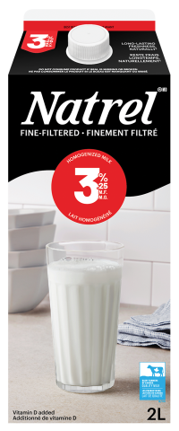 2L NATREL LAIT FINEMENT FILTRÉ 3,25%