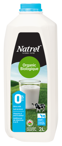 2L NATREL LAIT BIOLOGIQUE 0% PLASTIQUE