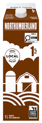1L NORTHUMBERLAND CHOCOLATE MILK 1%