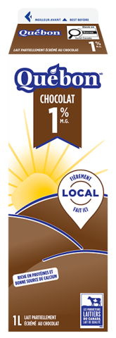 1L QUÉBON LAIT AU CHOCOLAT 1%