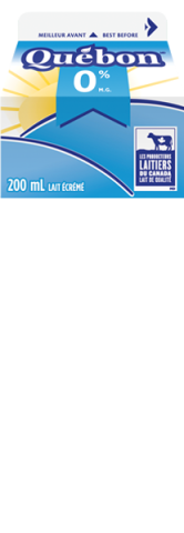 200ML QUÉBON LAIT 0%