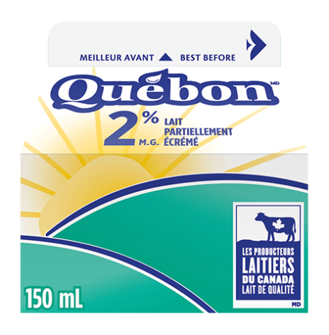 150ML QUÉBON LAIT 2%