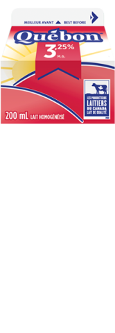 200ML QUÉBON LAIT 3,25%