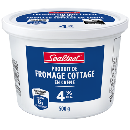 500G SEALTEST PRODUIT DE FROMAGE COTTAGE 4%