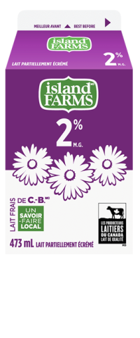 473ML ISLAND FARMS LAIT 2%