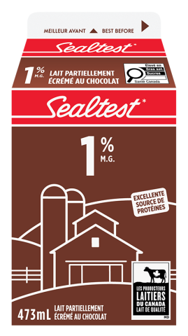 473ML SEALTEST LAIT AU CHOCOLAT 1%