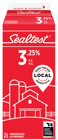 2L SEALTEST LAIT 3,25%