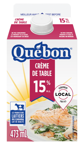 Crème de table Québon 15% 473mL
