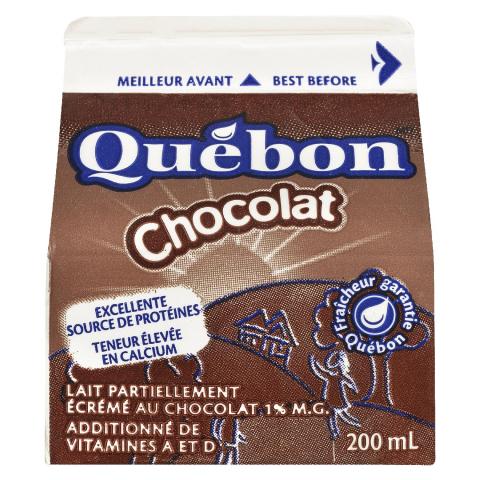 200 ML CHOCOLAT QUEBON