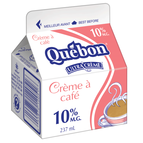 237ML CRÈME A CAFÉ 10% QUEBON