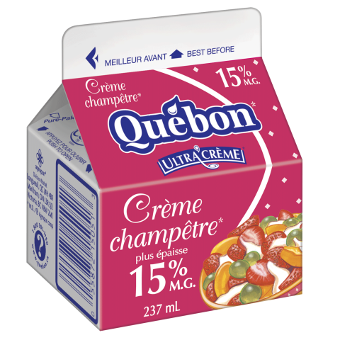 237ML CRÈME CHAMP 15% QUEBON