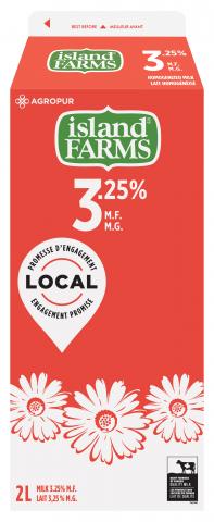 2L ISLAND FARMS LAIT 3,25%