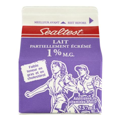 237ML LAIT 1% SEALTEST