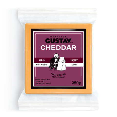 Cheddar Fort coloré Monsieur Gustav 16 X 250G