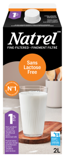 2L NATREL LAIT SANS LACTOSE 1%