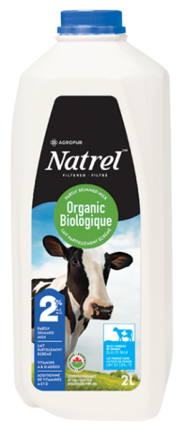 2L NATREL LAIT BIOLOGIQUE 2% PLASTIQUE