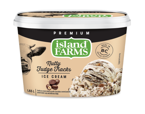 1.65L NUTTY FUDGE TRACKS ISLAND FARMS