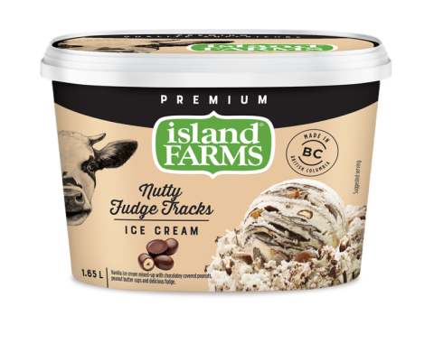 1.65L NUTTY FUDGE TRACKS ISLAND FARMS