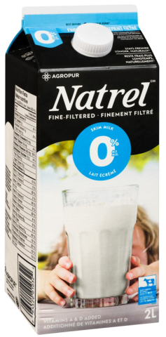 Lait entier finement filtré biologique 3,8% M.G., Agropur Cooperative