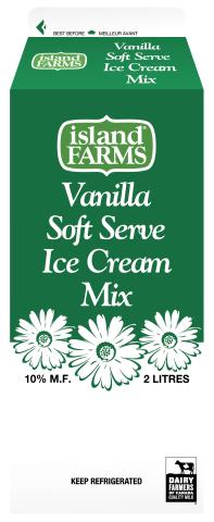 2L ISLAND FARMS ICE CREAM MIX VANILLA