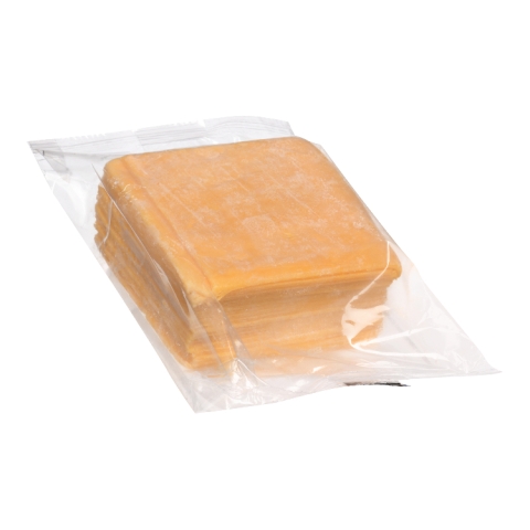 FROMAGE CHEDDAR MI-FORT EN TRANCHES, 34%M.G. 39%HUM., (20G) 12X400G
