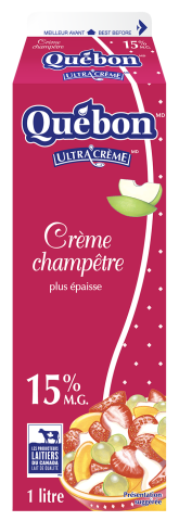 1LT CRÈME CHAMPETRE 15% QBON