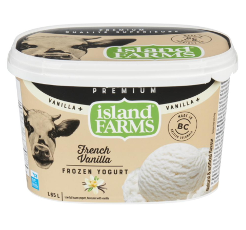 1.65L FROZ YOGURT FRENCH VANILLA ISLAND FARMS