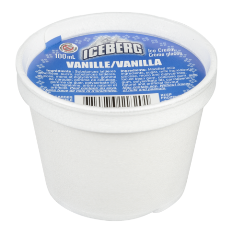 24X100ML IBERGERG CRÈME GLACÉE VANILLE