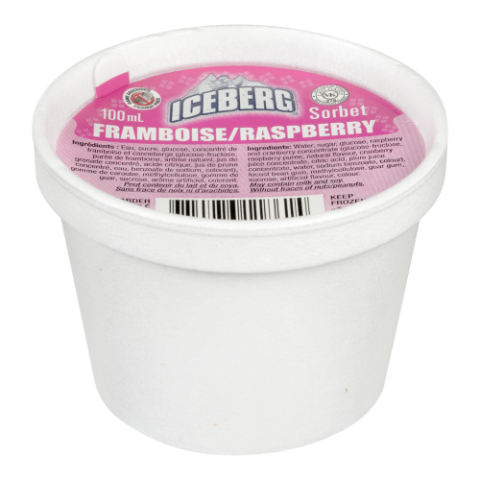 24X100ML IBERGERG SORBET FRAMBOISE