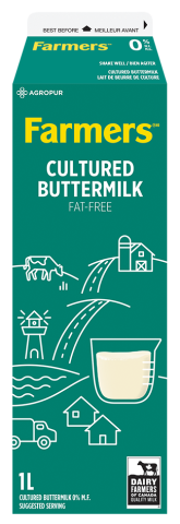 1L FARMERS CULTURED BUTTERMILK 0%