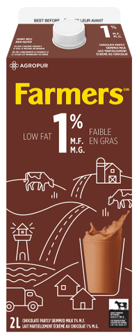 2L FARMERS CHOCOLATE MILK 1%