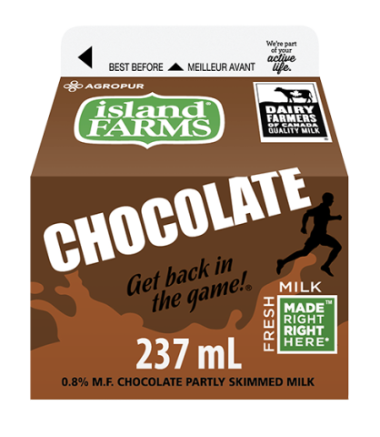 237ML ISLAND FARMS CHOCOLATE MILK 0.8%