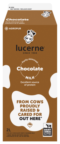 2L LUCERNE LAIT AU CHOCOLAT 0,8%