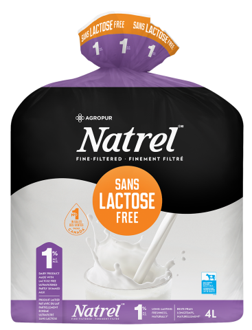 4L NATREL LAIT SANS LACTOSE 1%