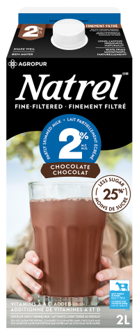 2L NATREL LAIT AU CHOCOLAT 2%