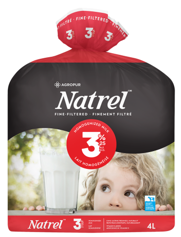 4L NATREL LAIT FINEMENT FILTRÉ 3,25%