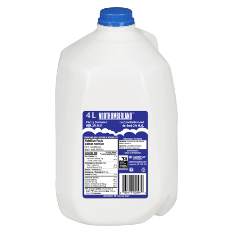 4L NORTHUMBERLAND MILK 2% JUG