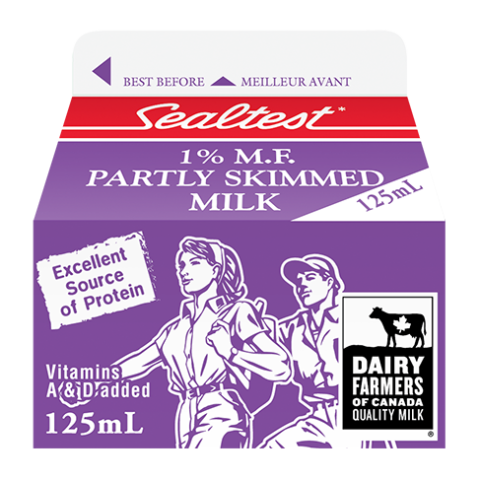 125ML SEALTEST LAIT 1%