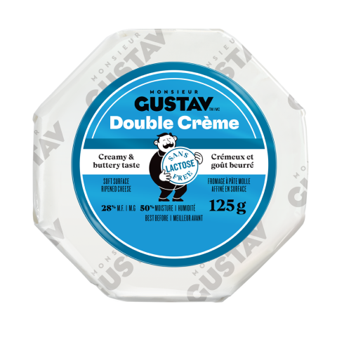 Monsieur Gustav Double Cream Bloomy Rind 8 x 125G