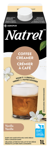 1L Natrel Crémier à café Vanille