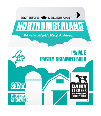237ML NORTHUMBERLAND MILK 1%