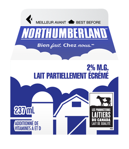237ML NORTHUMBERLAND LAIT 2%
