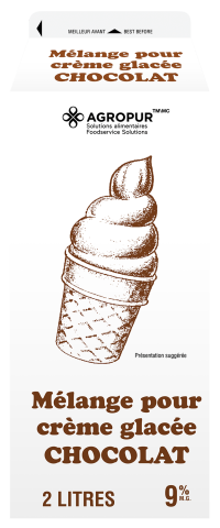 2L AFS MÉLANGE POUR CRÈME GLACÉE CHOCOLAT