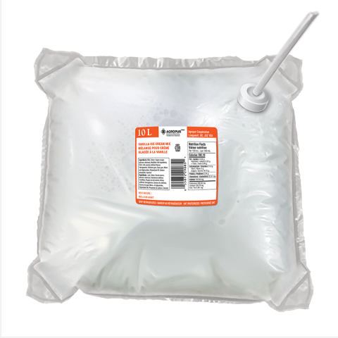 10L AFS MÉLANGE POUR CRÈME GLACÉE VANILLE