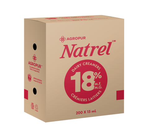 200X15ML NATREL CRÉMIER LAITIER 18%