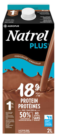2L NATREL PLUS CHOCOLATE MILK 1%