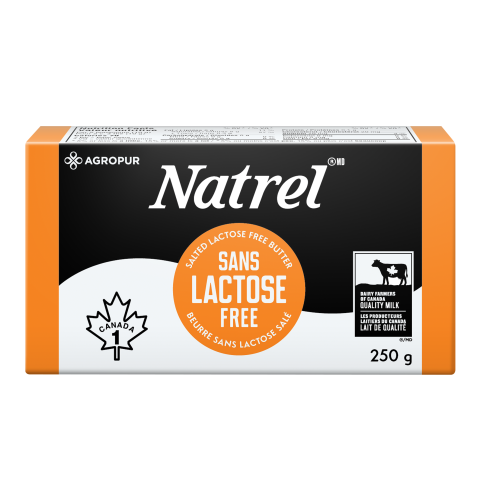 250G NATREL BEURRE SALE SANS LACTOSE
